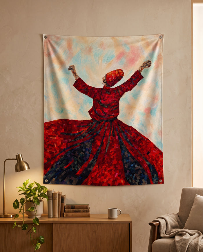 Sufi Dancing Wall Tapestry