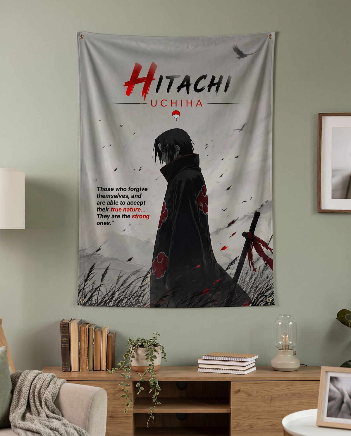 Itachi Uchiha Anime Wall Tapestry