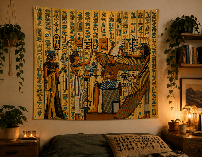 Egyptian Art Wall Tapestry