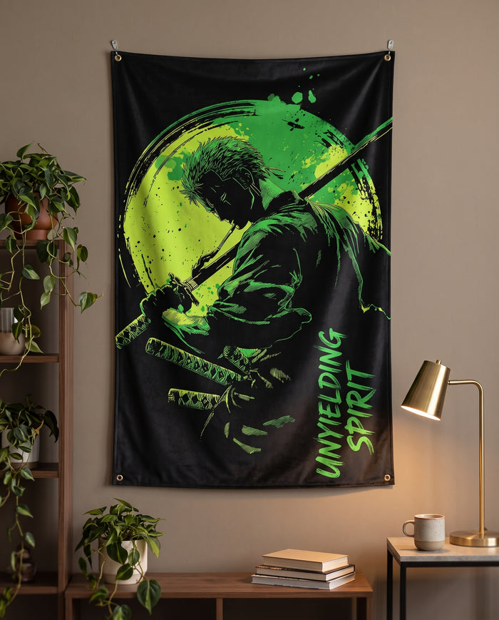 Zoro Swordsman Wall Tapestry