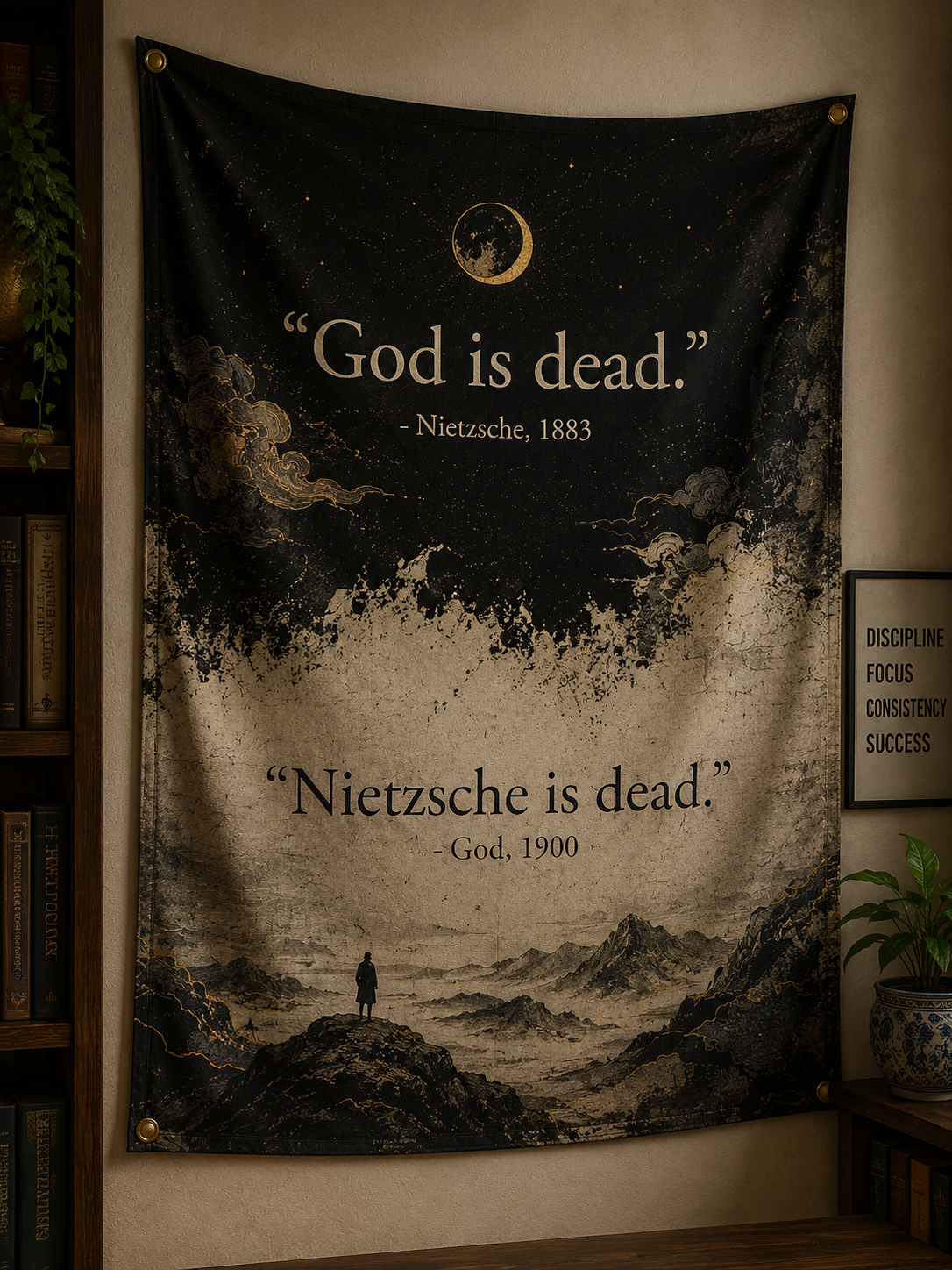 Friedrich Nietzsche Wall Tapestry