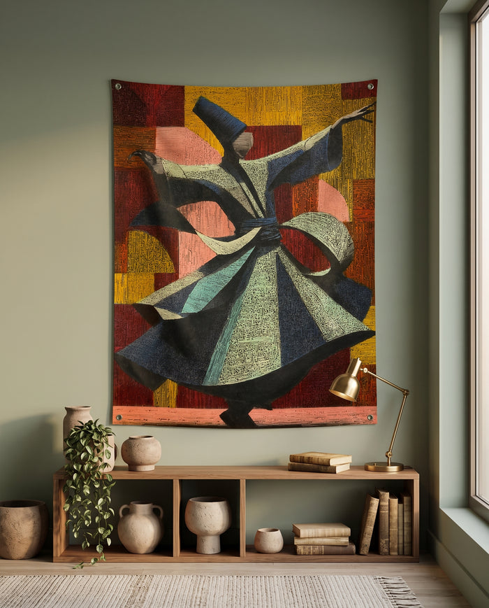 Sufism Aesthetics Wall Tapestry