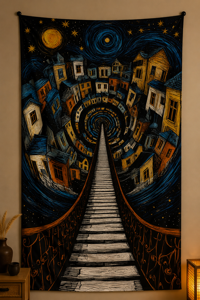 Black Pop Art Tapestry
