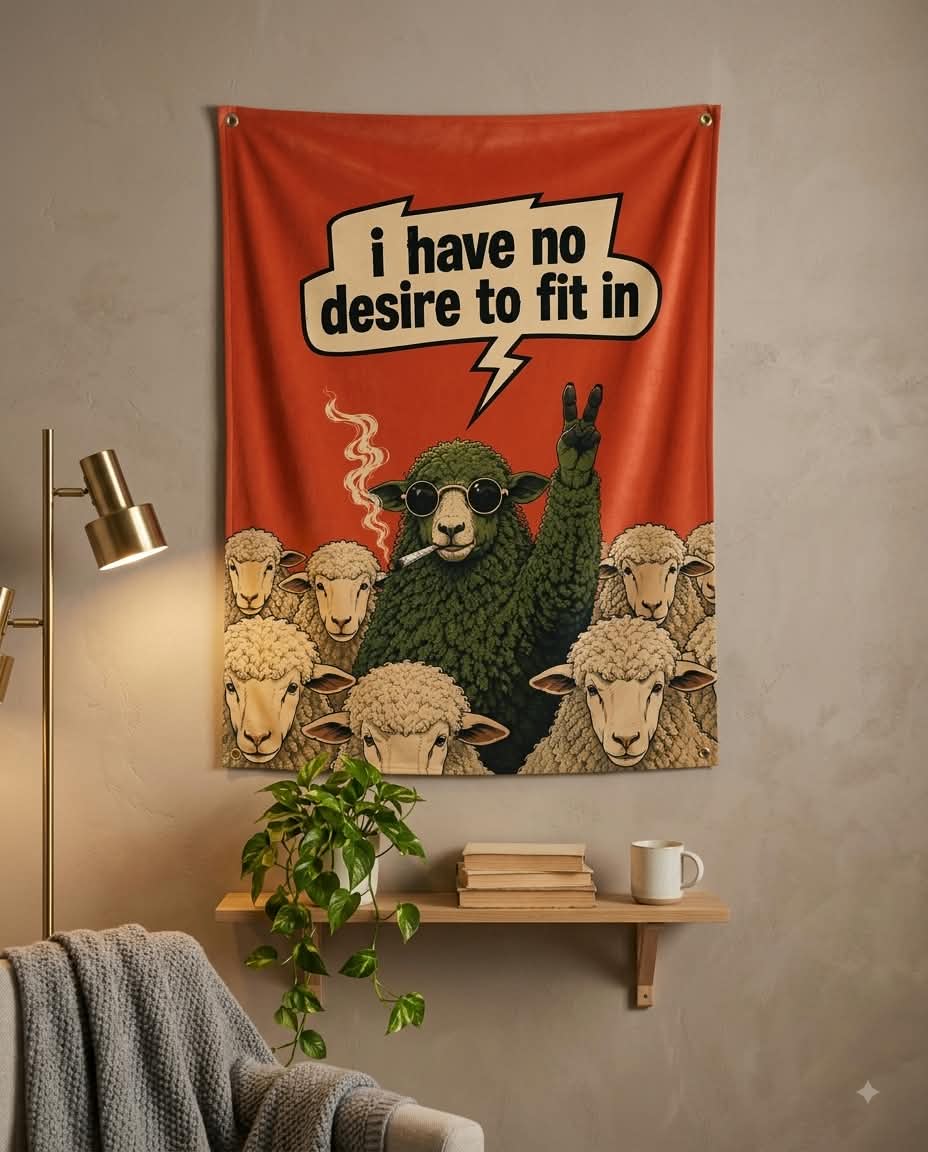 Distinctive Soul Quote Wall Tapestry