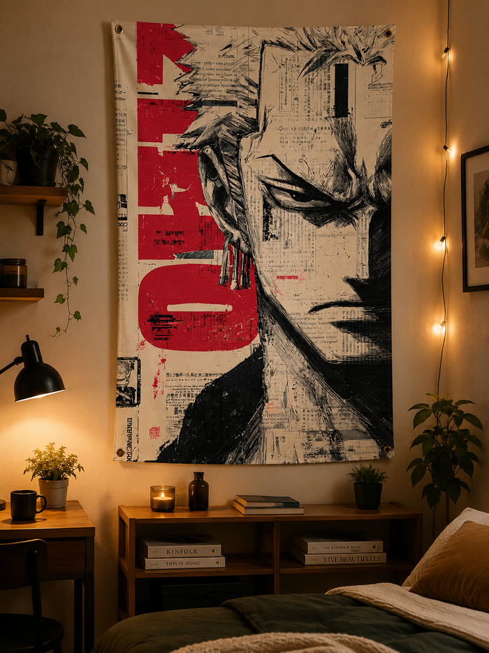 Zoro One Piece Wall Tapestry