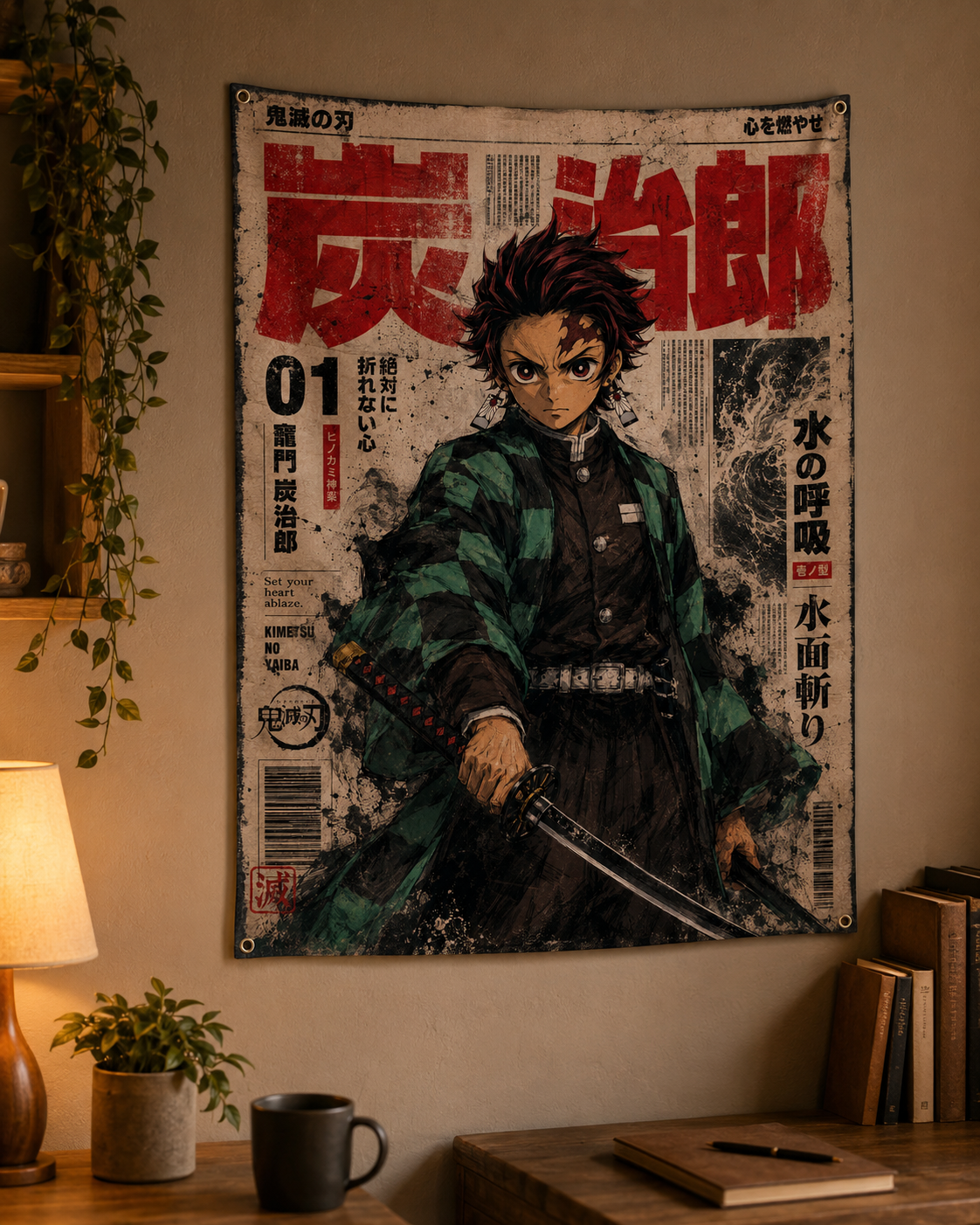 Tanjiro Demon Slayer Wall Tapestry