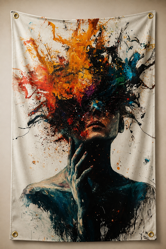Artistic Mind Wall Tapestry