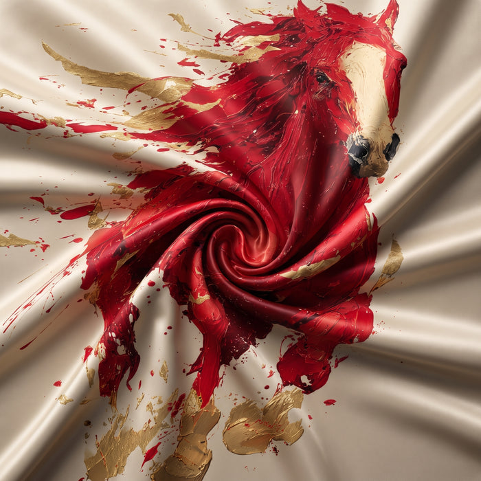 Firing Horse Wall Tapestry