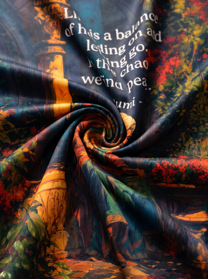 Balance in Life Rumi Wall Tapestry