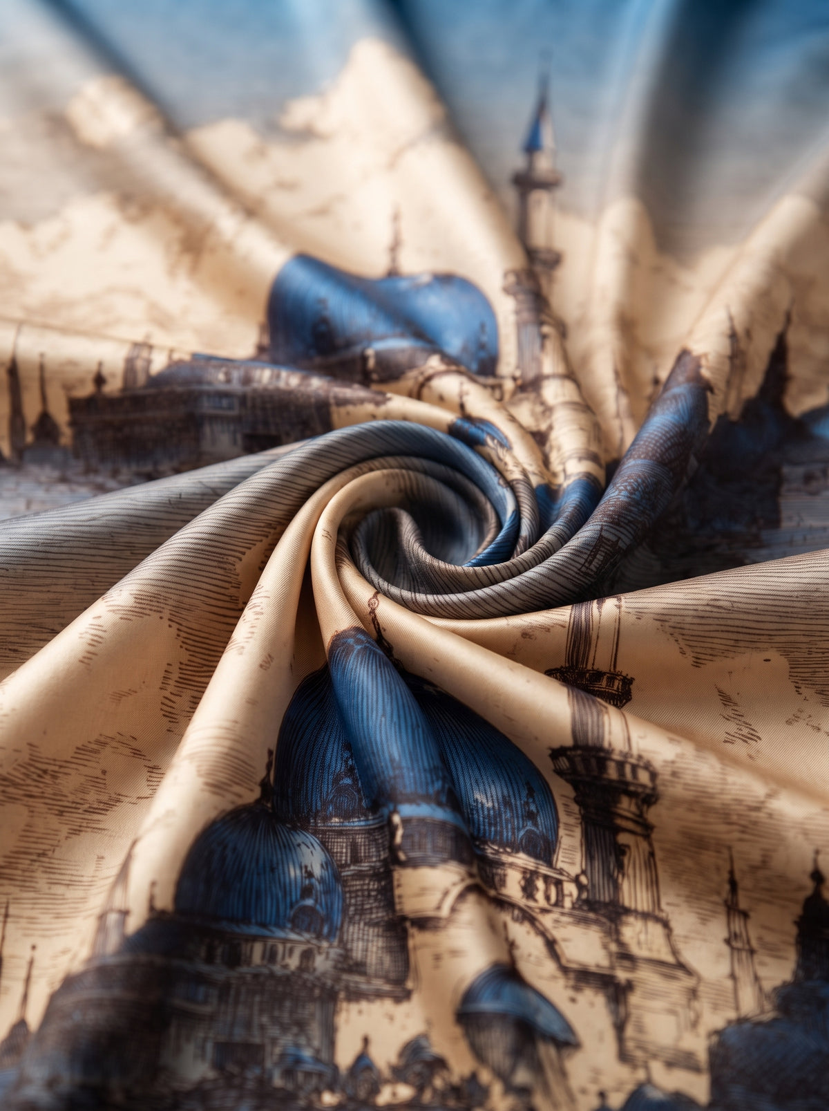 Blue Mosque Islamic Wall Tapestry