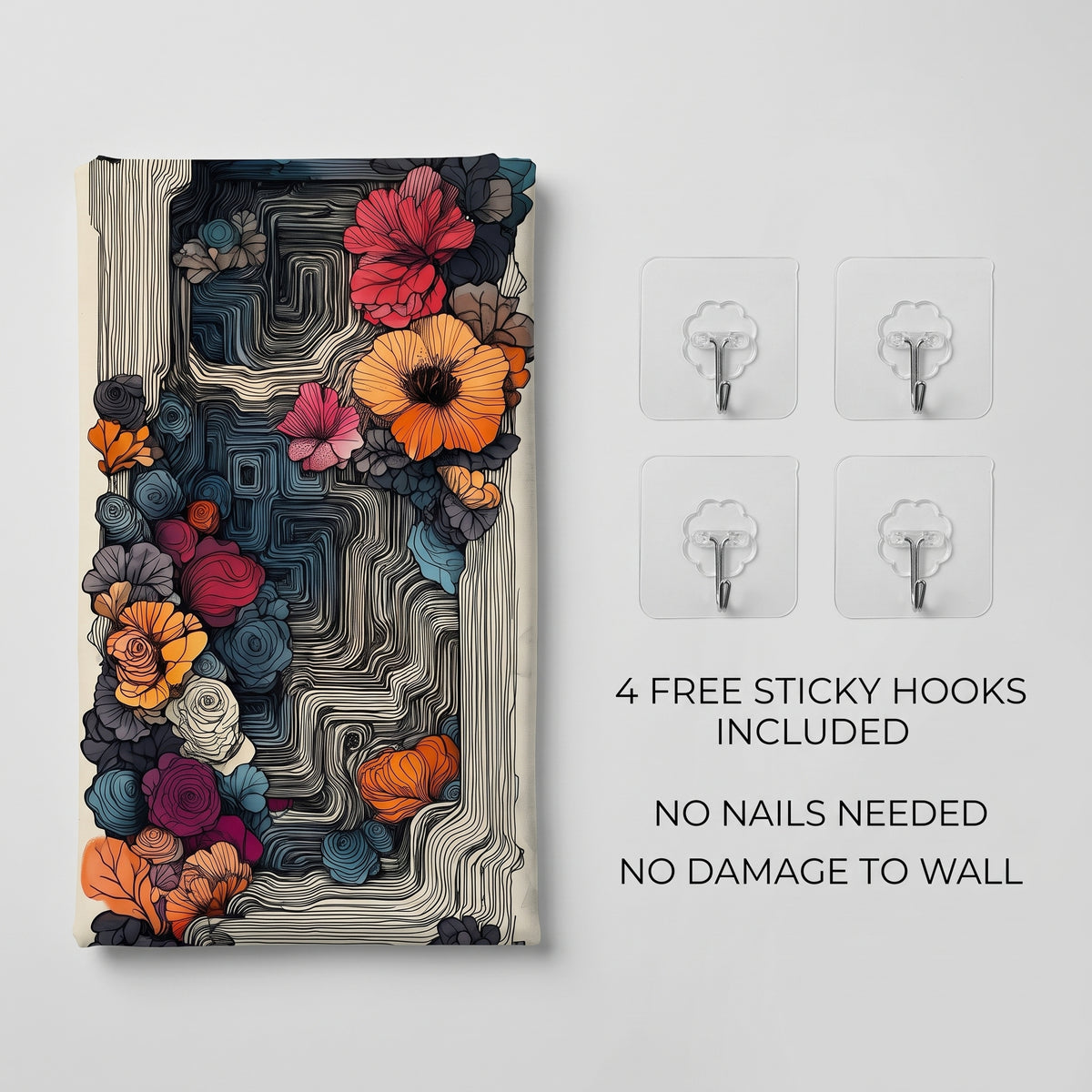 Flowery Beauty Wall Tapestry