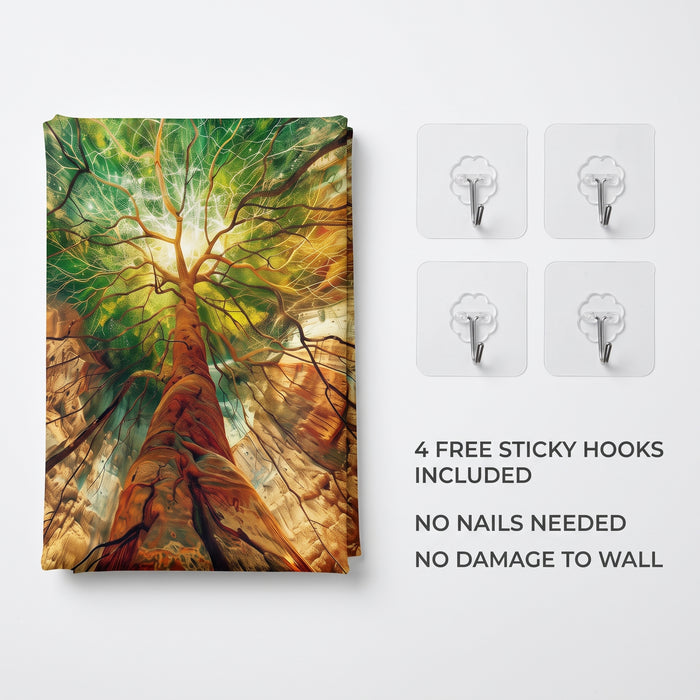 Sunlit Woods Wall Tapestry