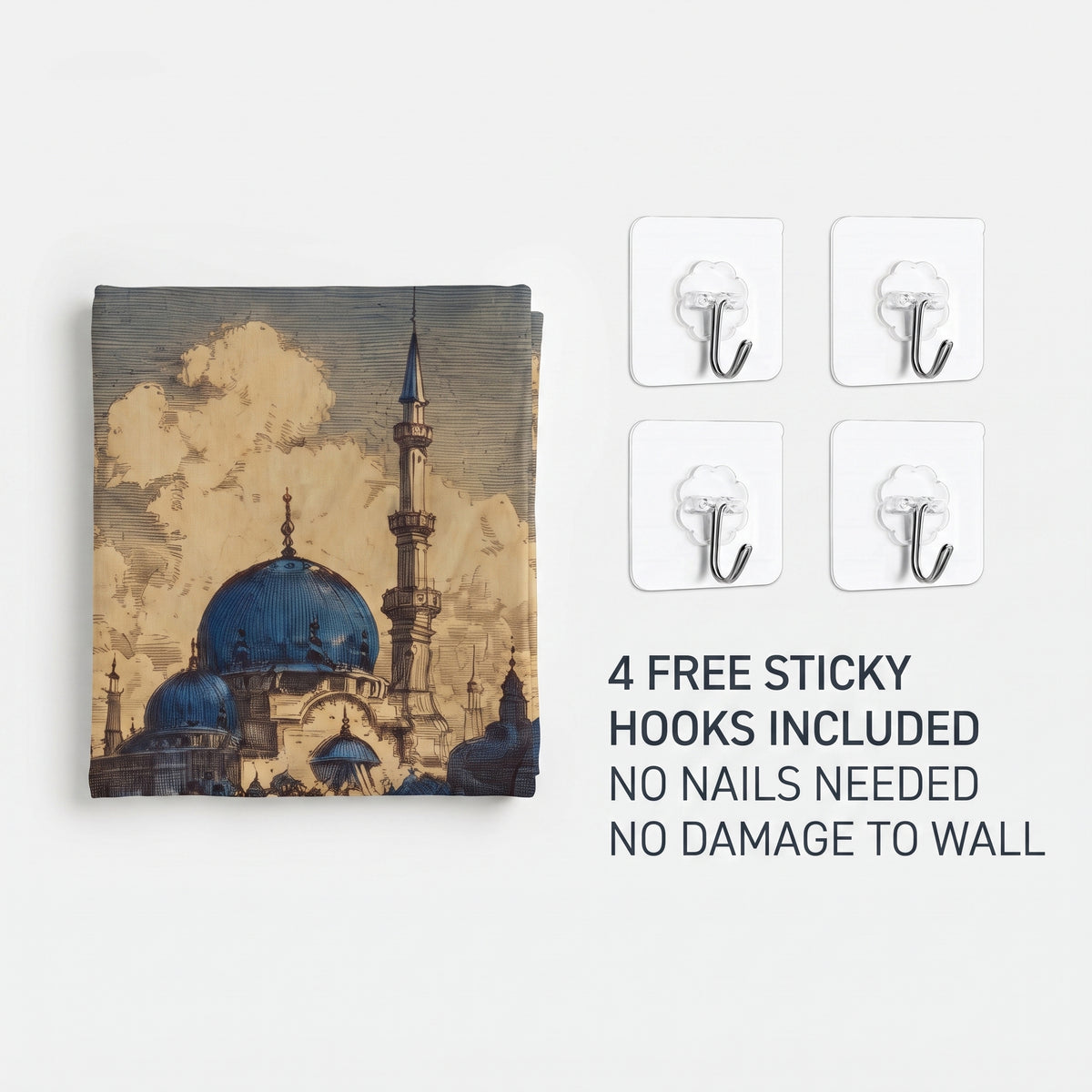 Blue Mosque Islamic Wall Tapestry