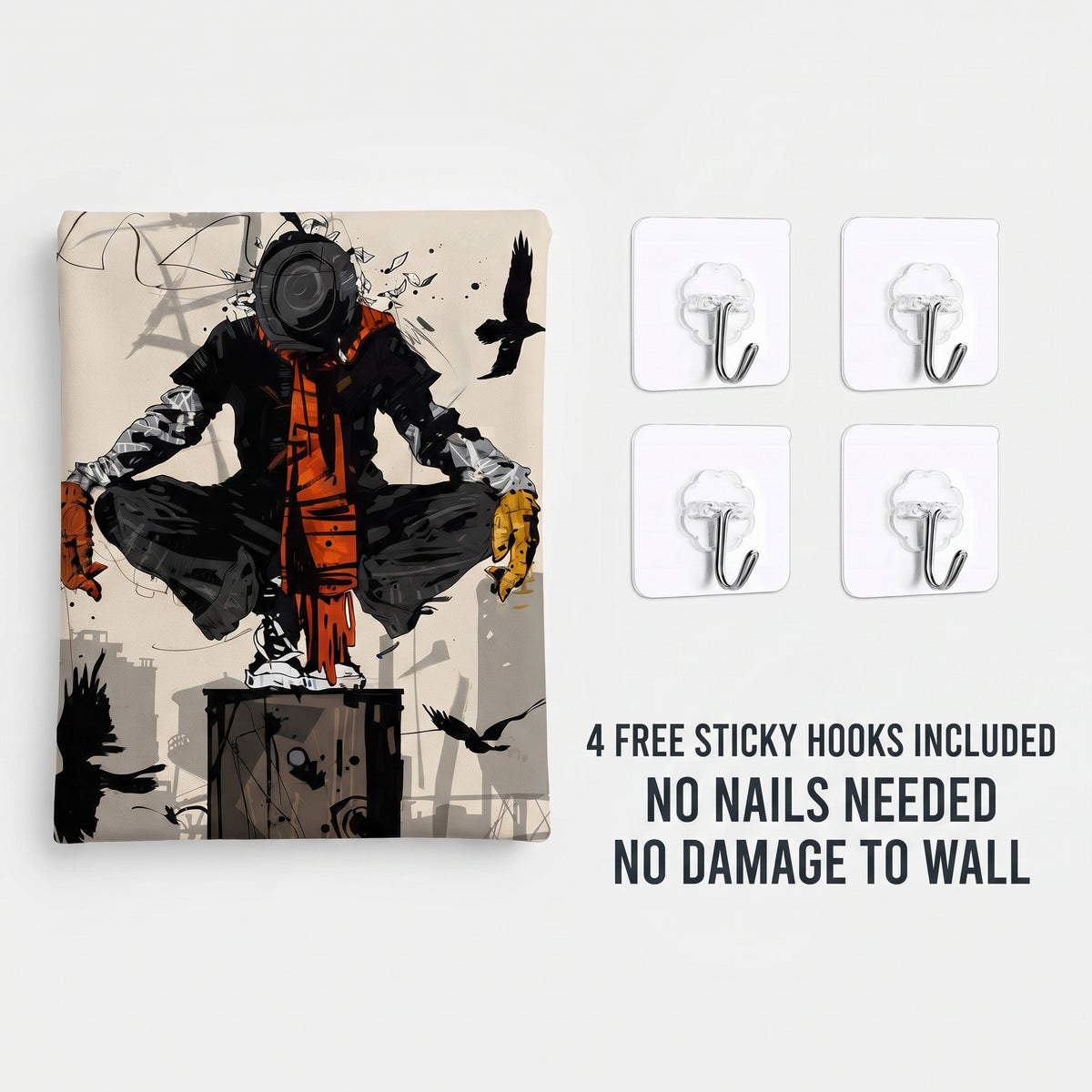 Black Art Wall Tapestry