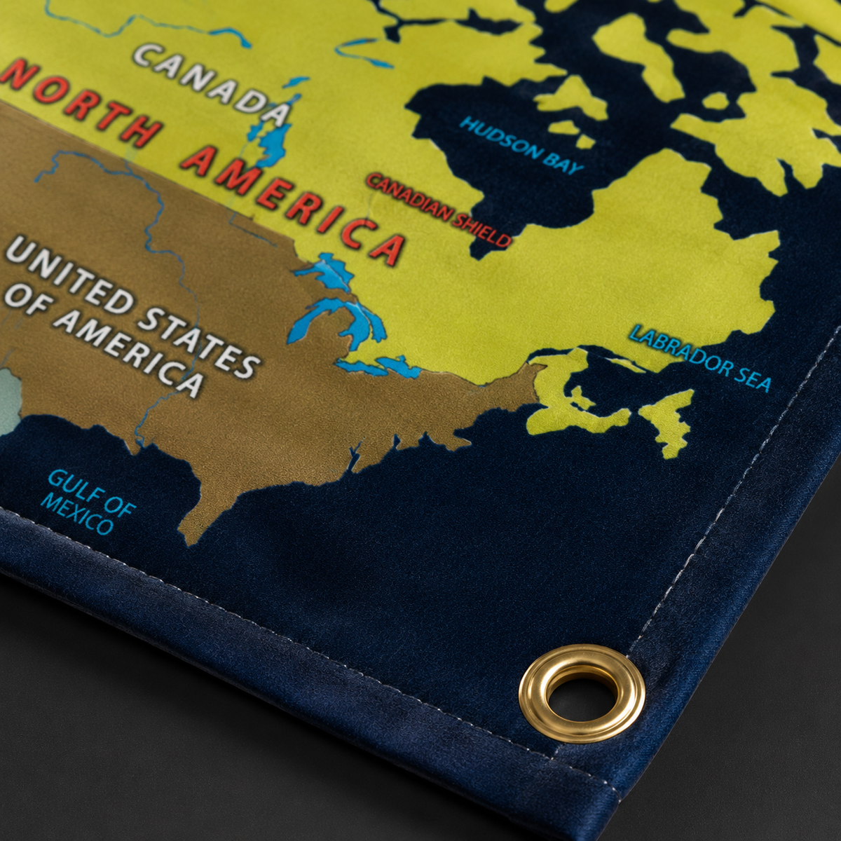World Map Wall Tapestry