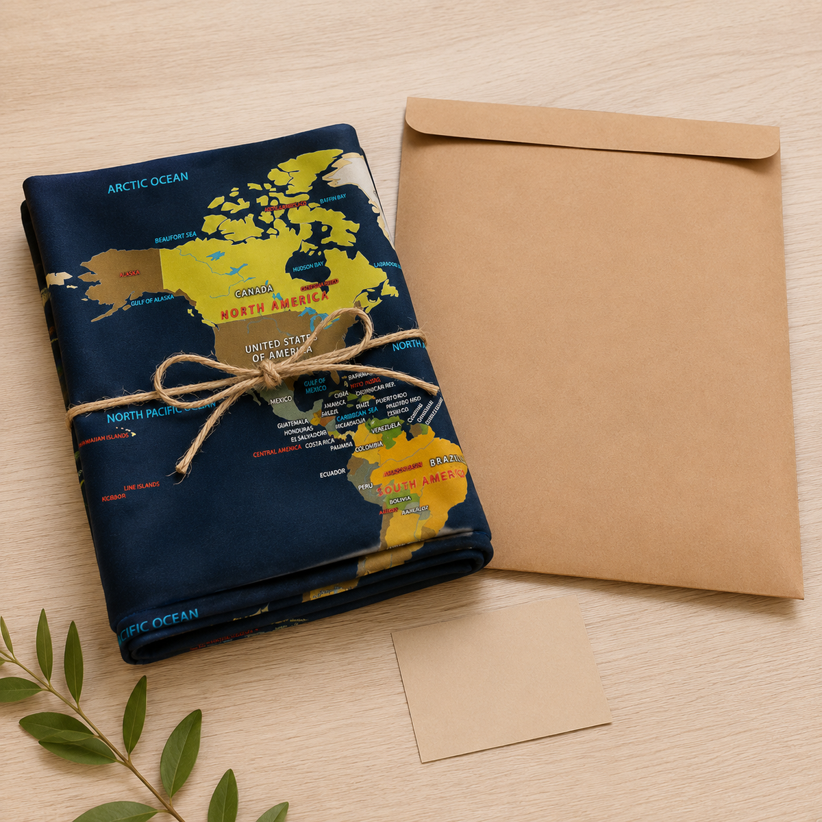 World Map Wall Tapestry