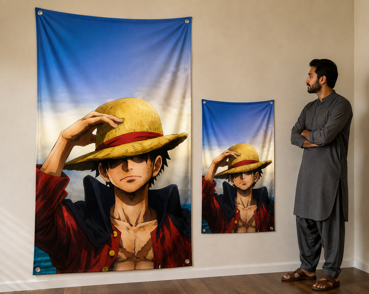 Luffy Straw Hat Wall Tapestry