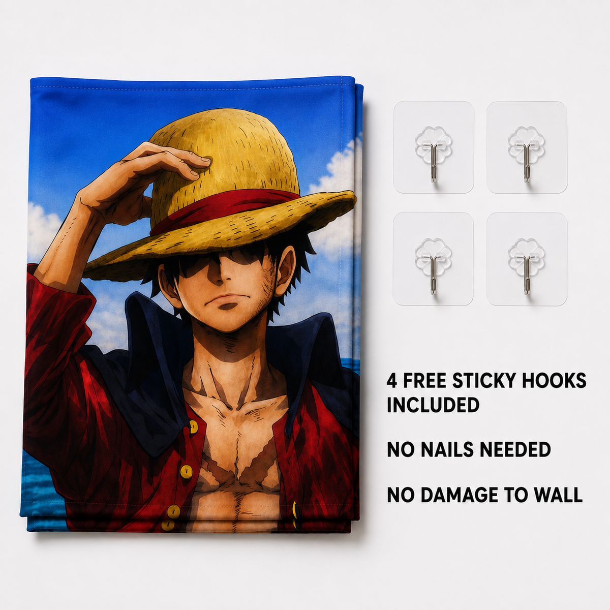 Luffy Straw Hat Wall Tapestry
