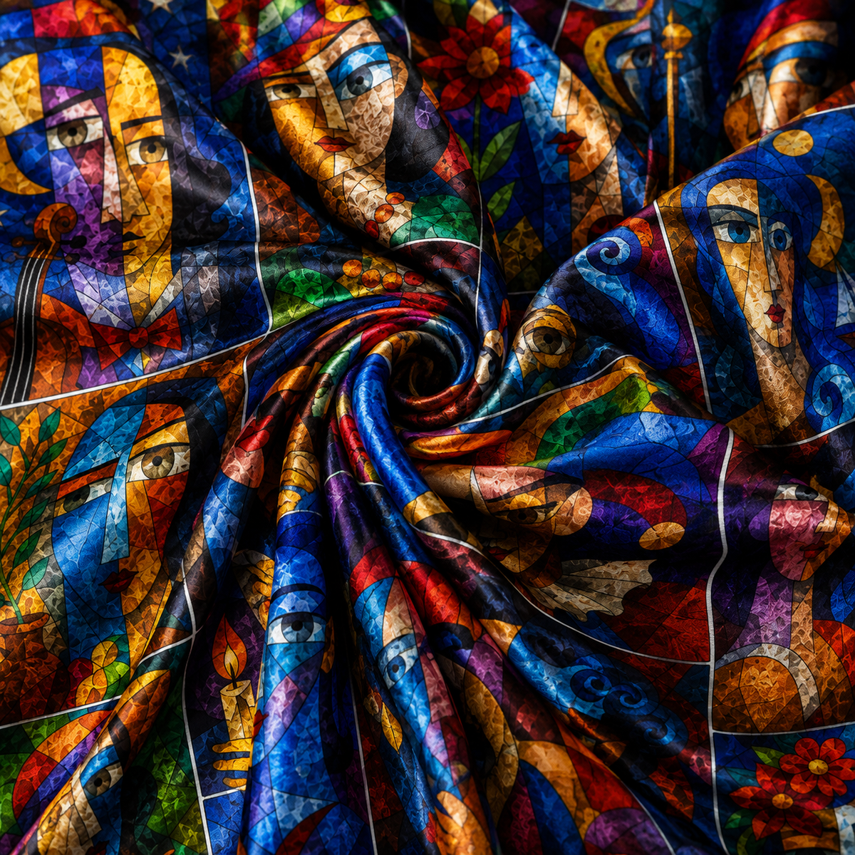 Premium Abstract Art Tapestry