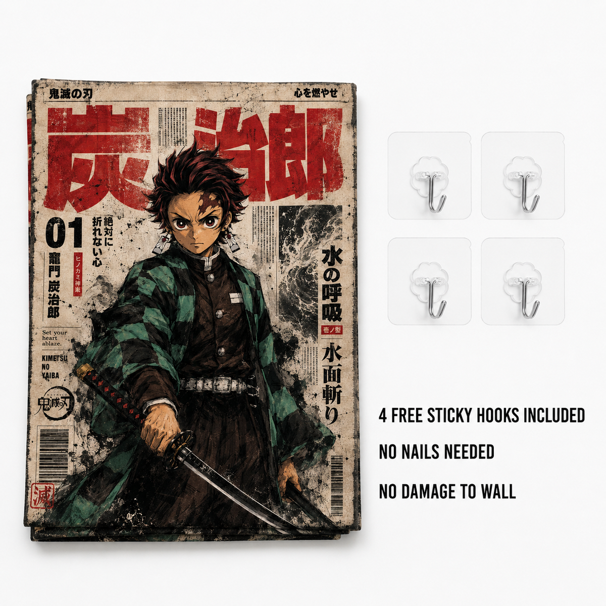 Tanjiro Demon Slayer Wall Tapestry