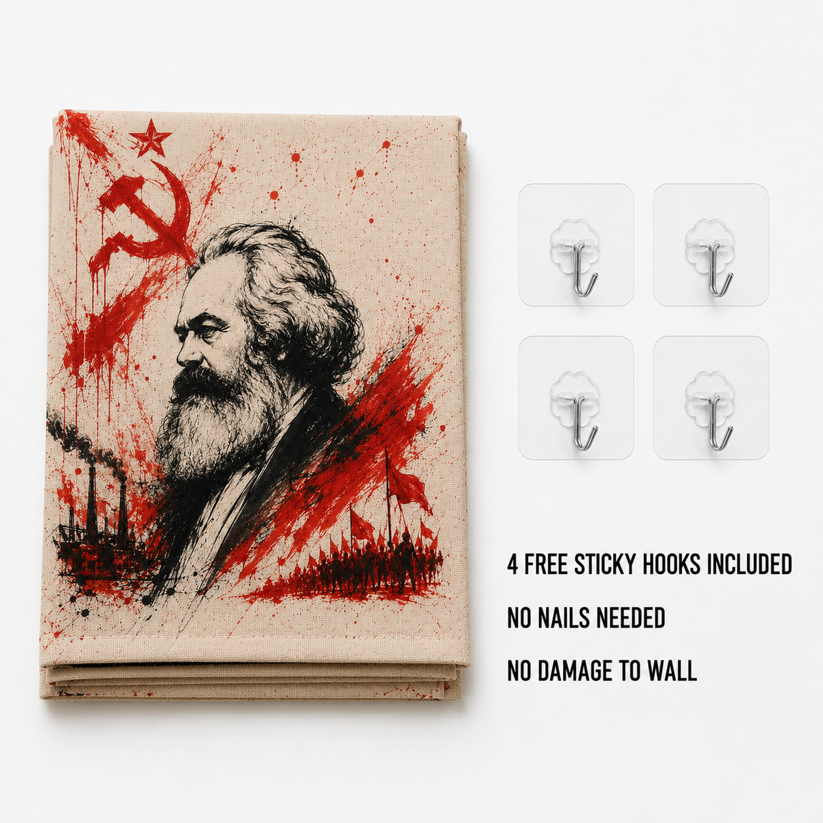 Karl Marx Philosophy Wall Tapestry