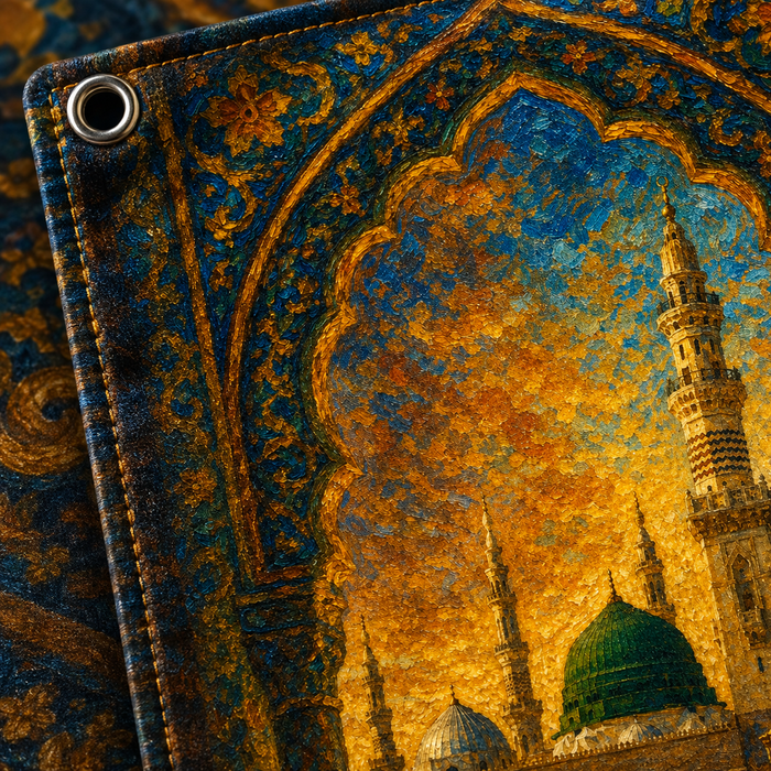 Masjid-e-Nabvi Islamic Wall Tapestry