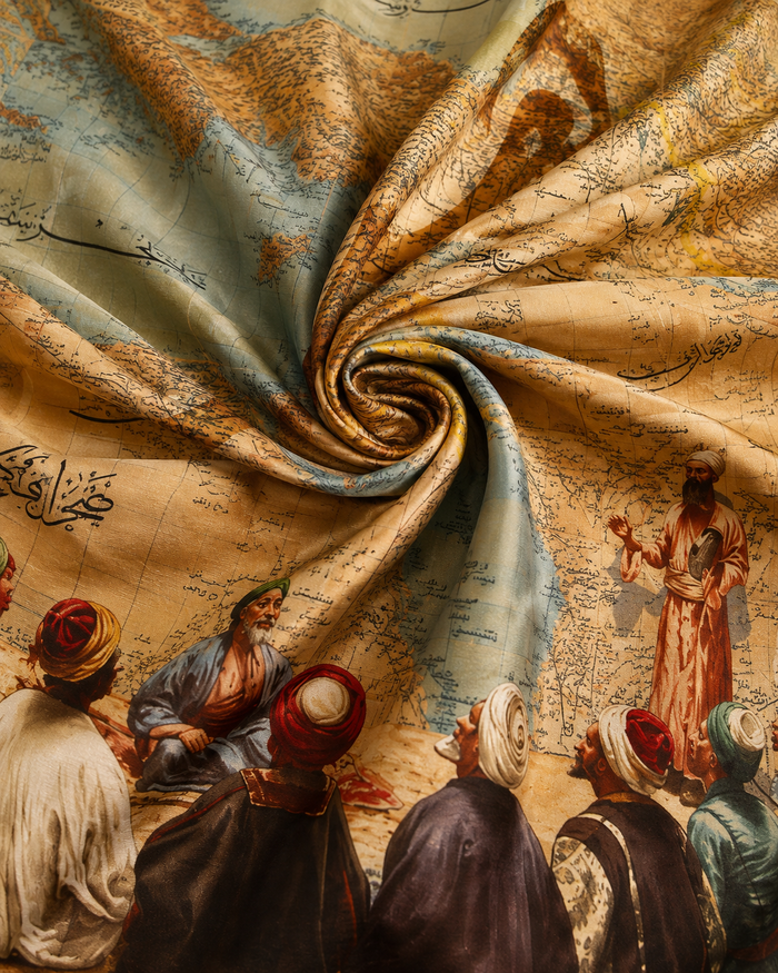 Allah Hu Islamic Wall Tapestry