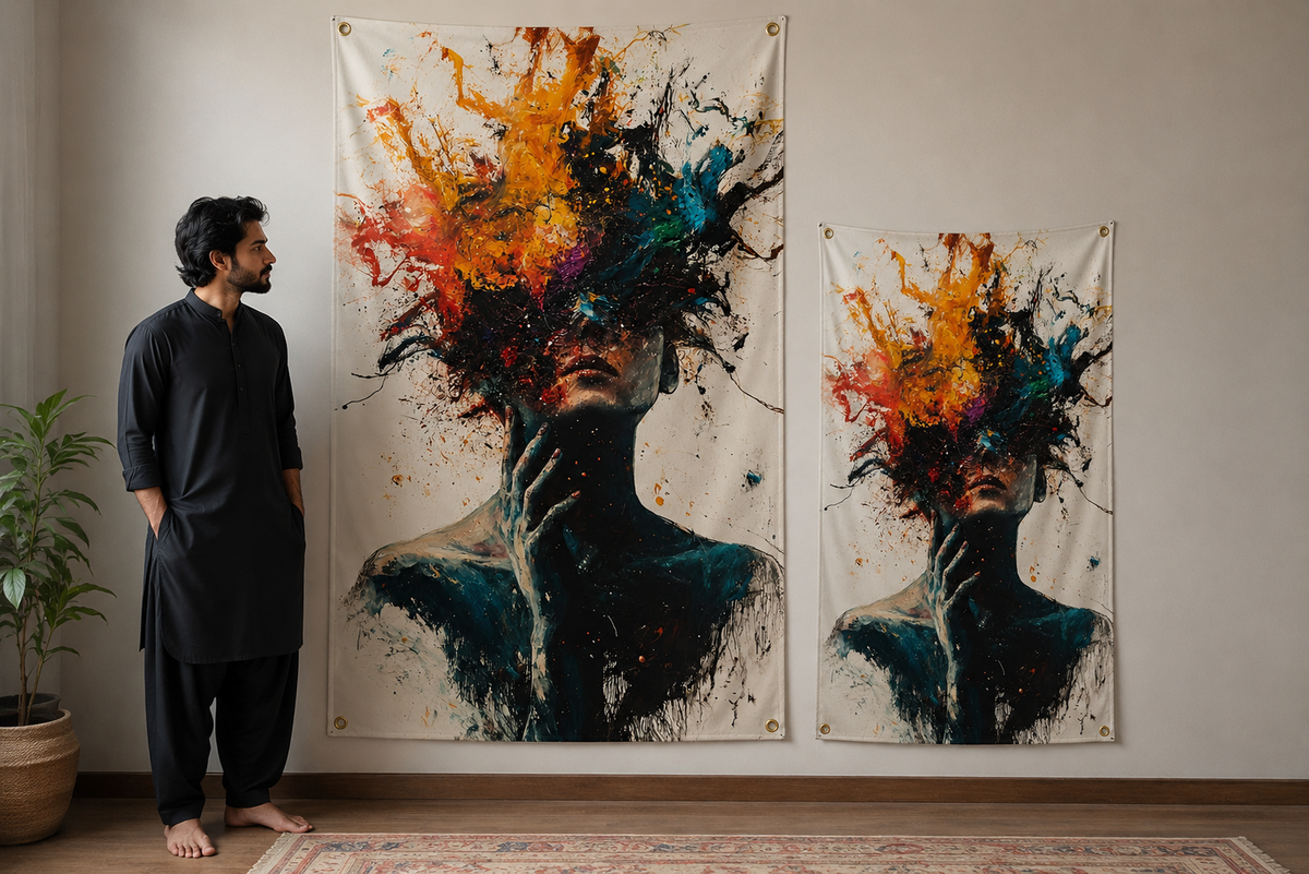Artistic Mind Wall Tapestry