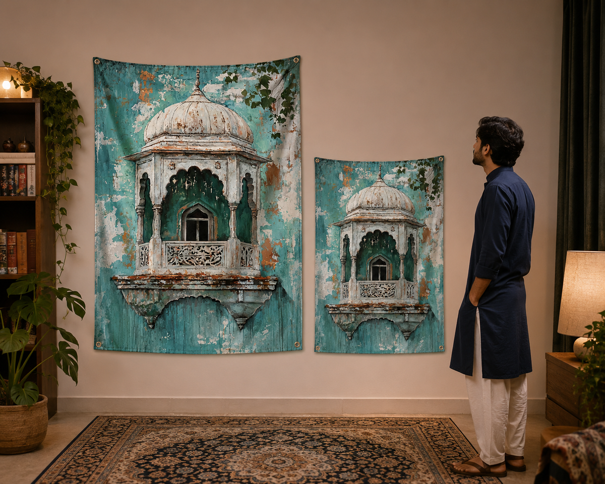 Feroza Turquoise Heritage Tapestry