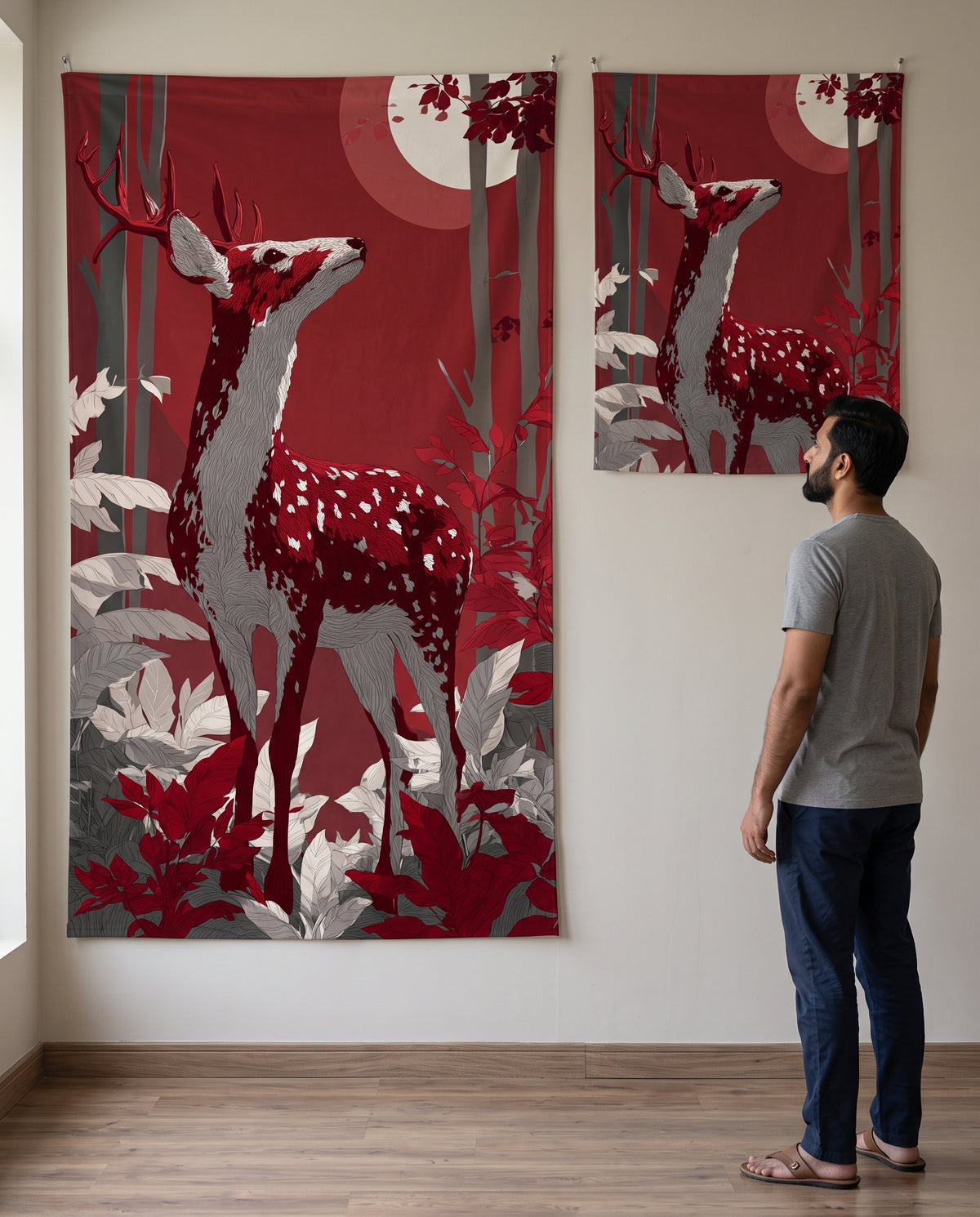 Daring Deer Wall Tapestry