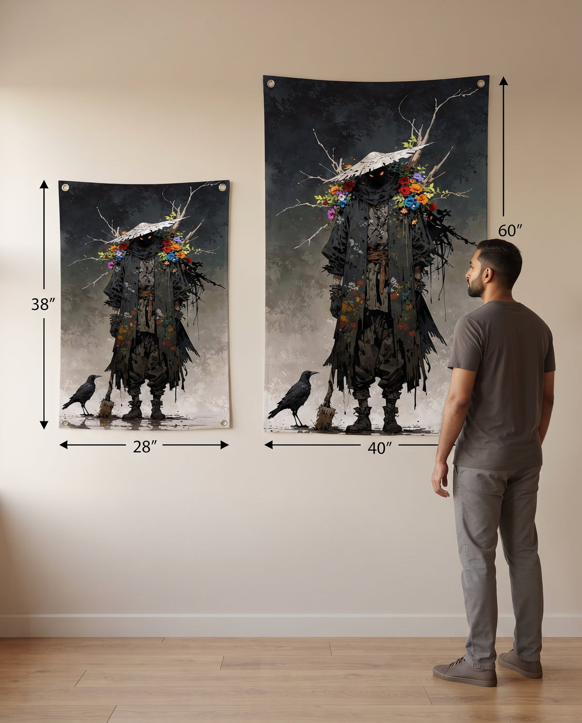 Japanese Ronin Wall Tapestry