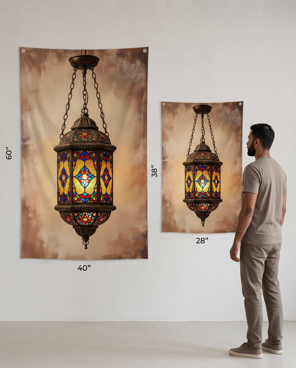 Vintage Lamp Heritage Wall Tapestry