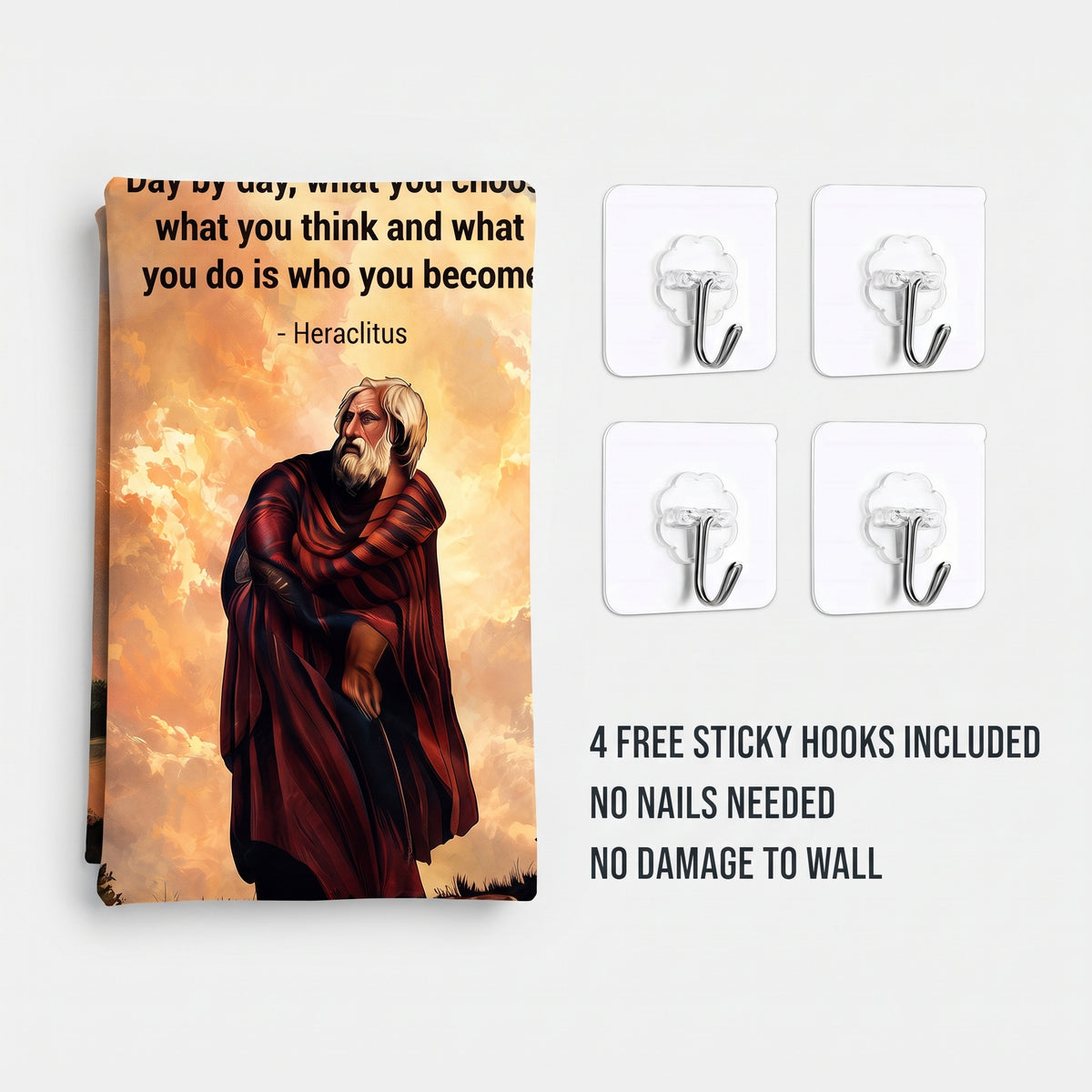 Heraclitus Philosophy Wall Tapestry
