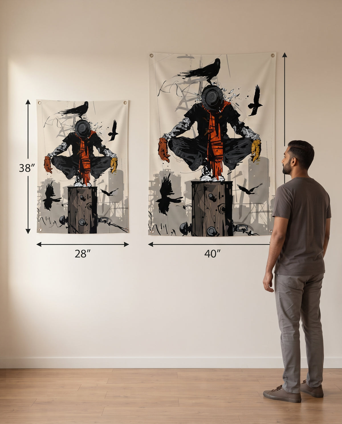 Black Art Wall Tapestry