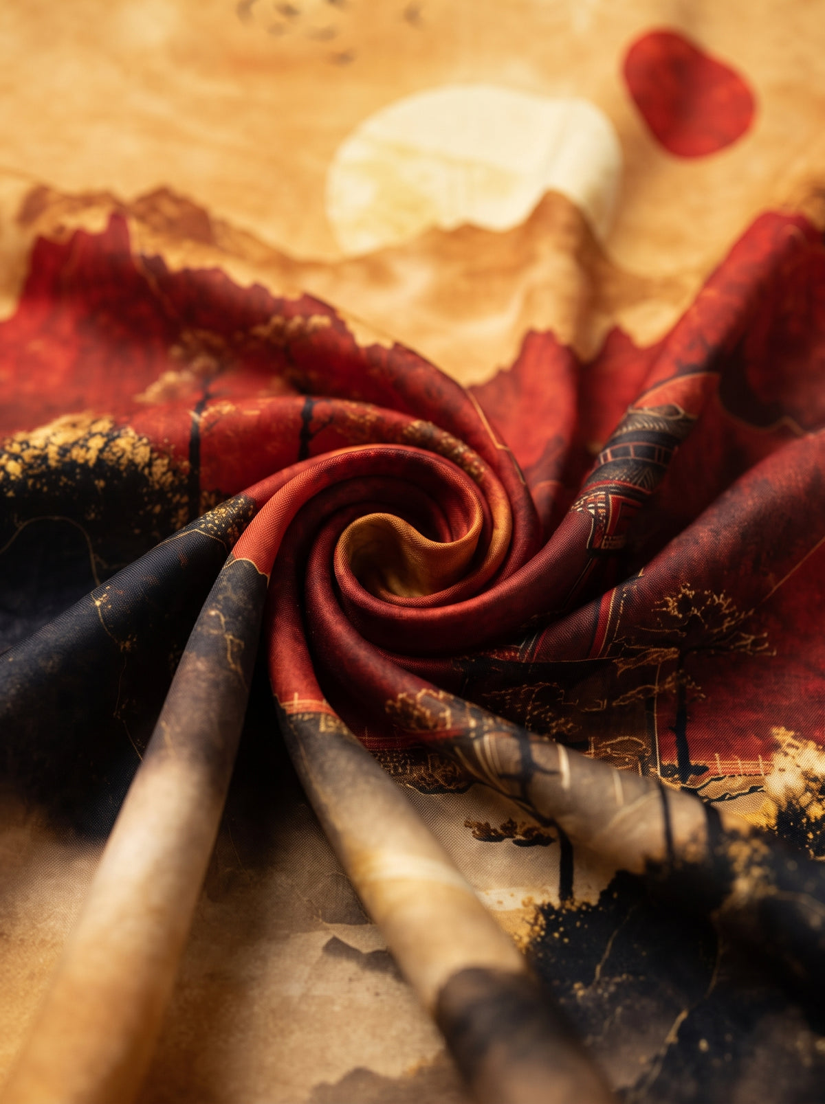 Red Mountain Wall Tapestry