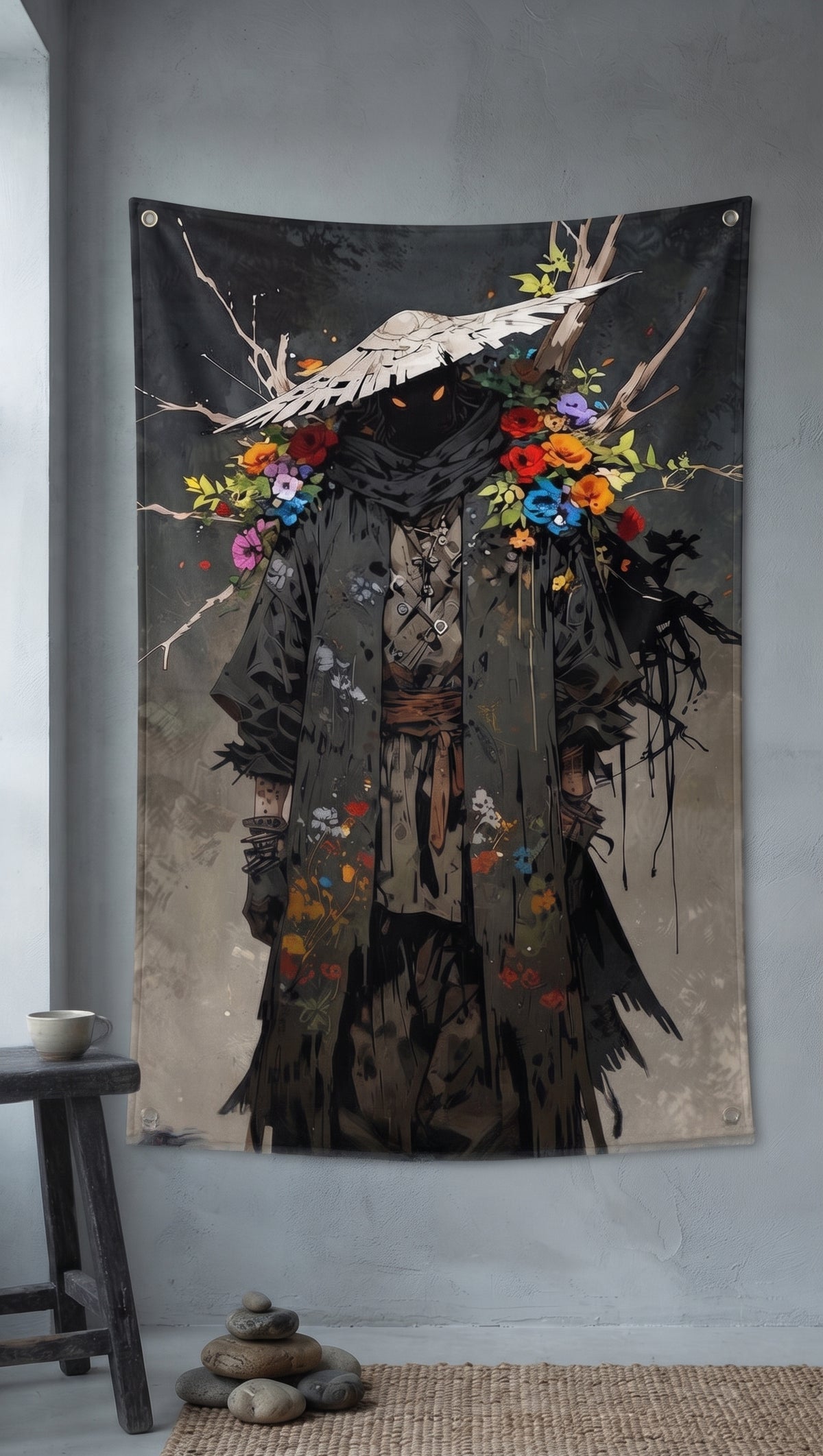 Japanese Ronin Wall Tapestry