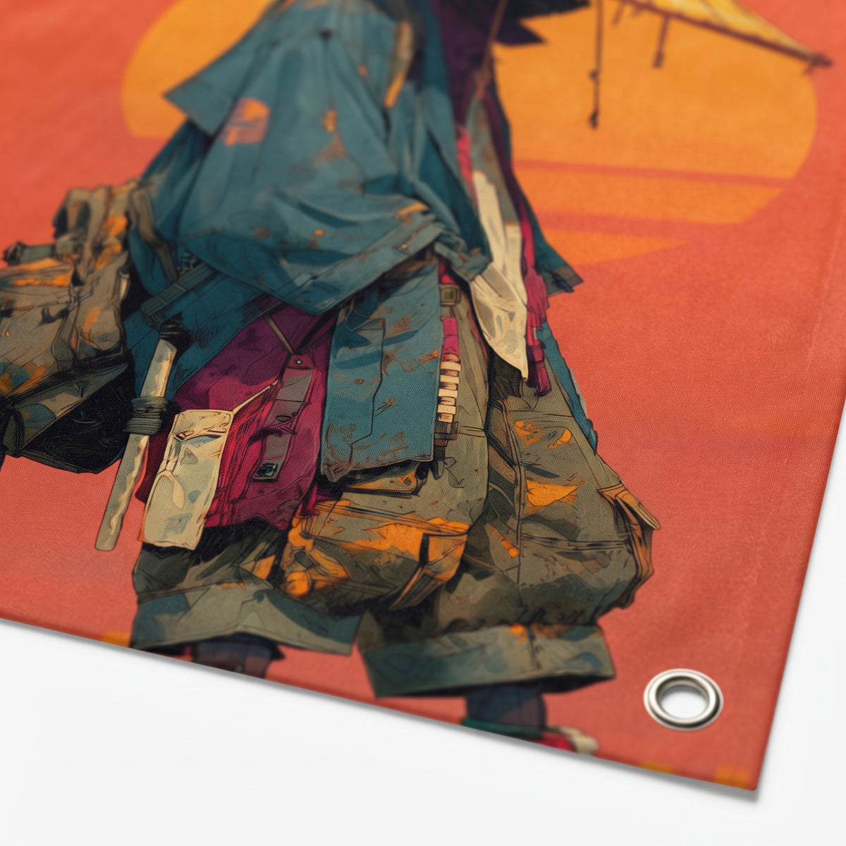 Pop Art Warrior Wall Tapestry