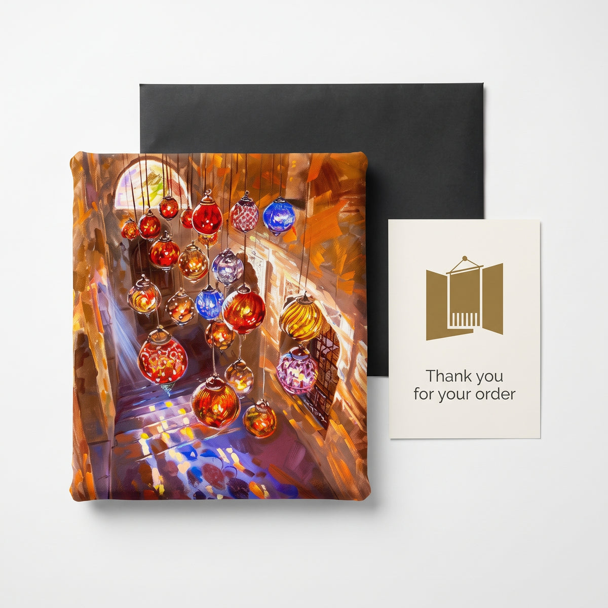 Persian Lantern Bazaar Wall Tapestry