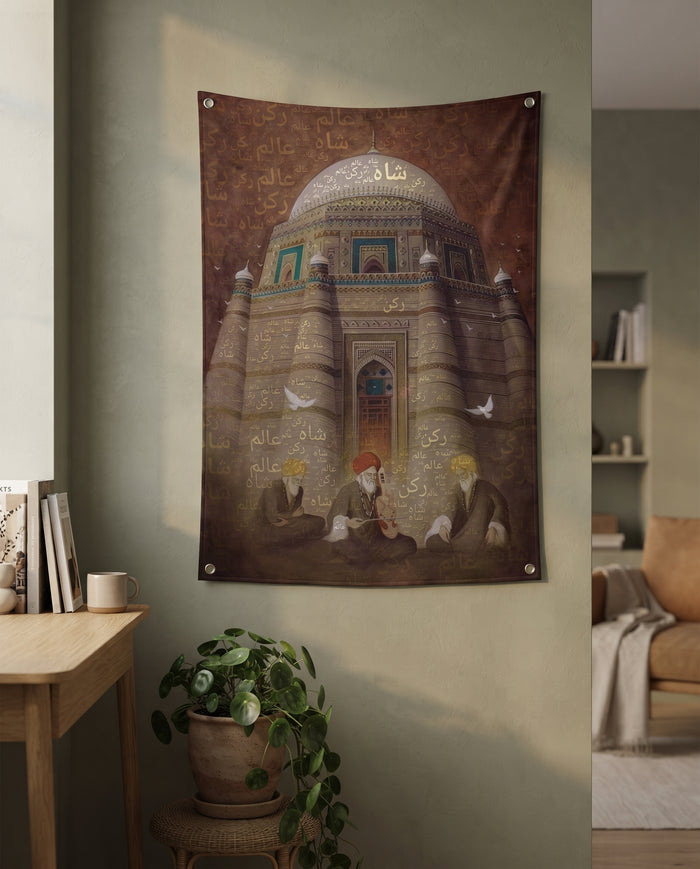 Historic Castle Wall Tapestry