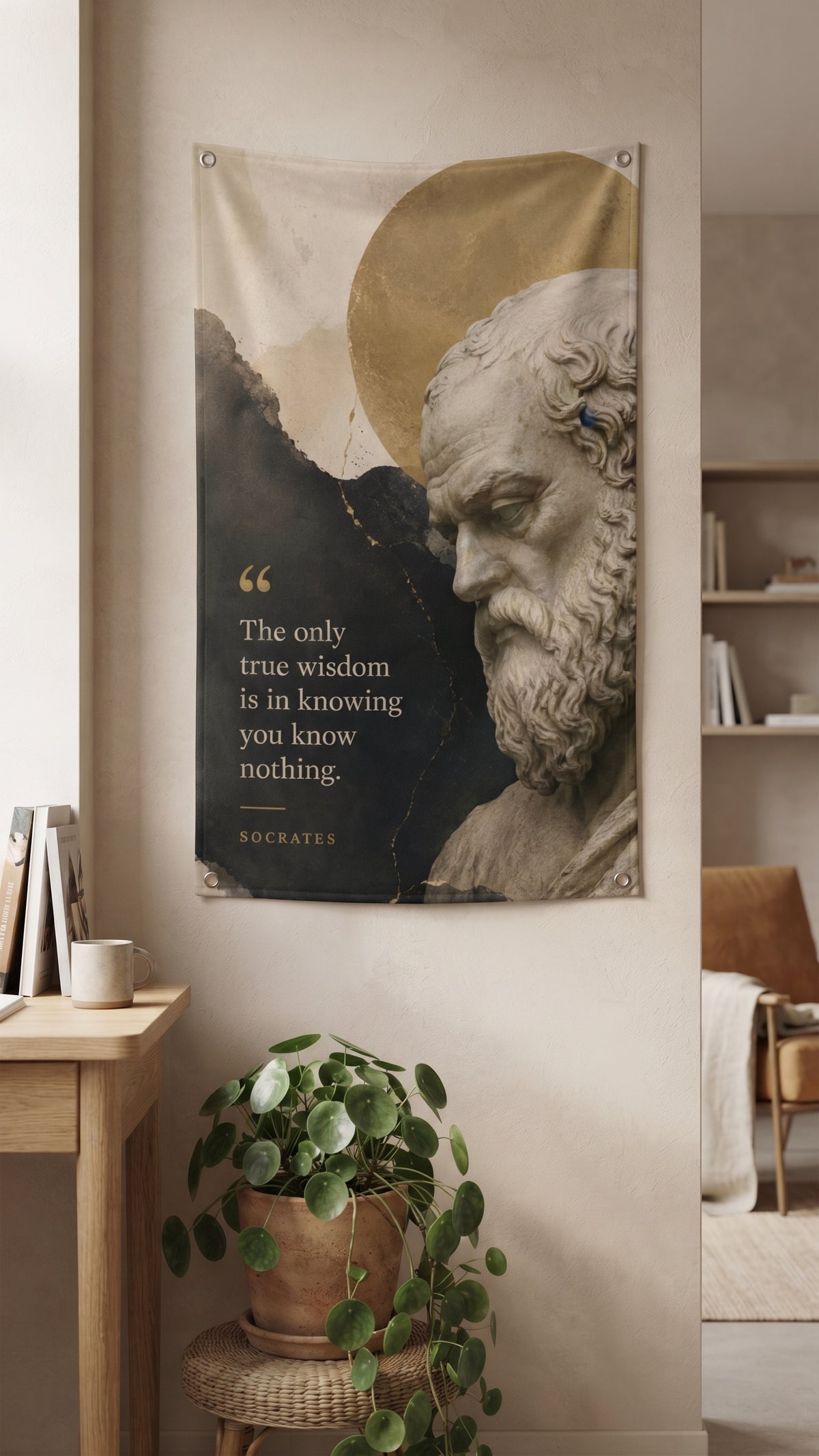Socrates Philosophy Wall Tapestry