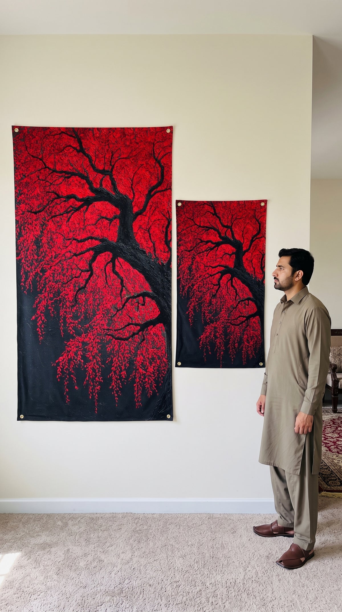 Tree of Love Wall Tapestry