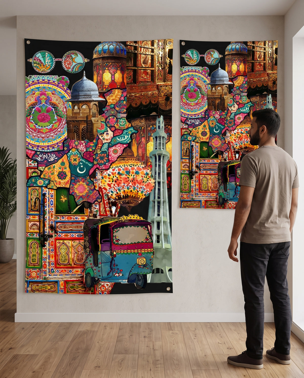 Pakistani Cultural Beauty Tapestry