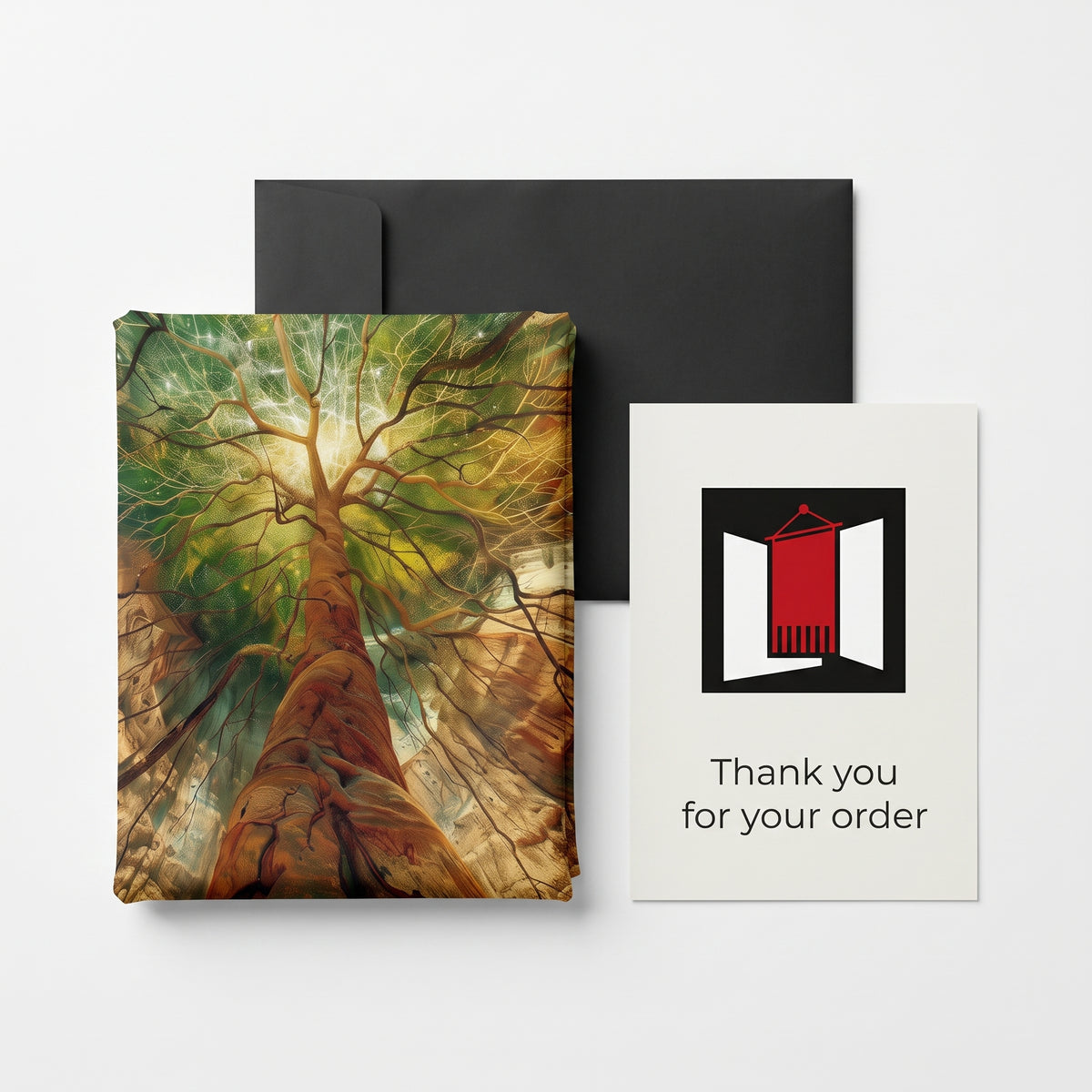 Sunlit Woods Wall Tapestry