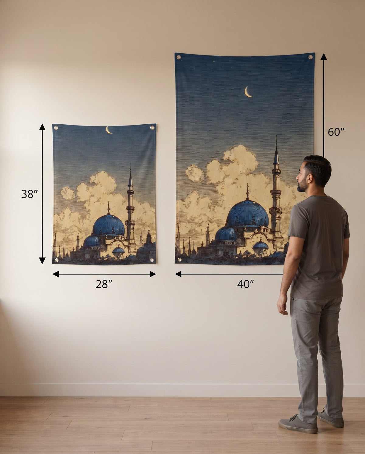 The Prophet's Mosque Wall Tapestry