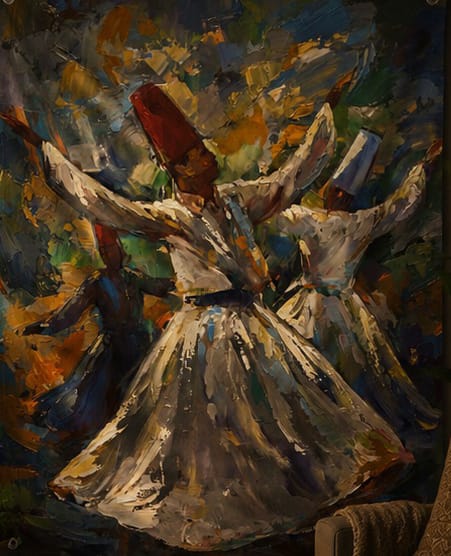 Sufi Art Islamic Wall Tapestry