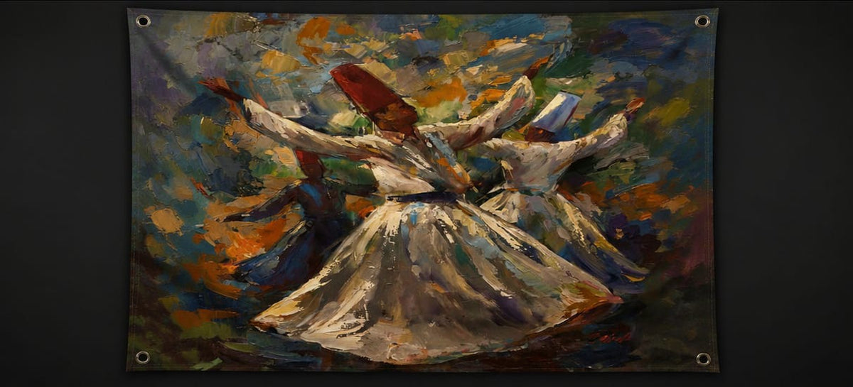 Sufi Art Islamic Wall Tapestry