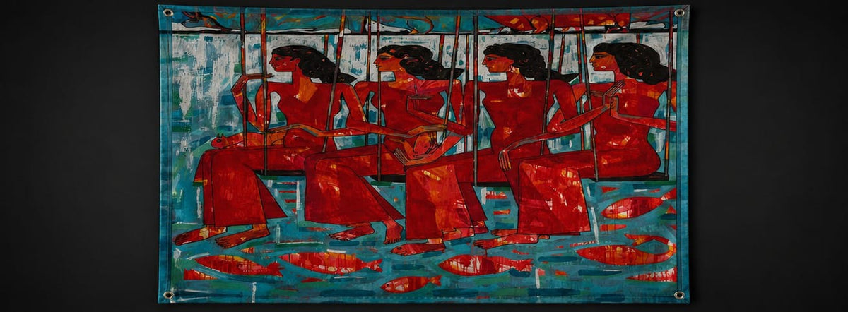 Premium Woman Art Tapestry