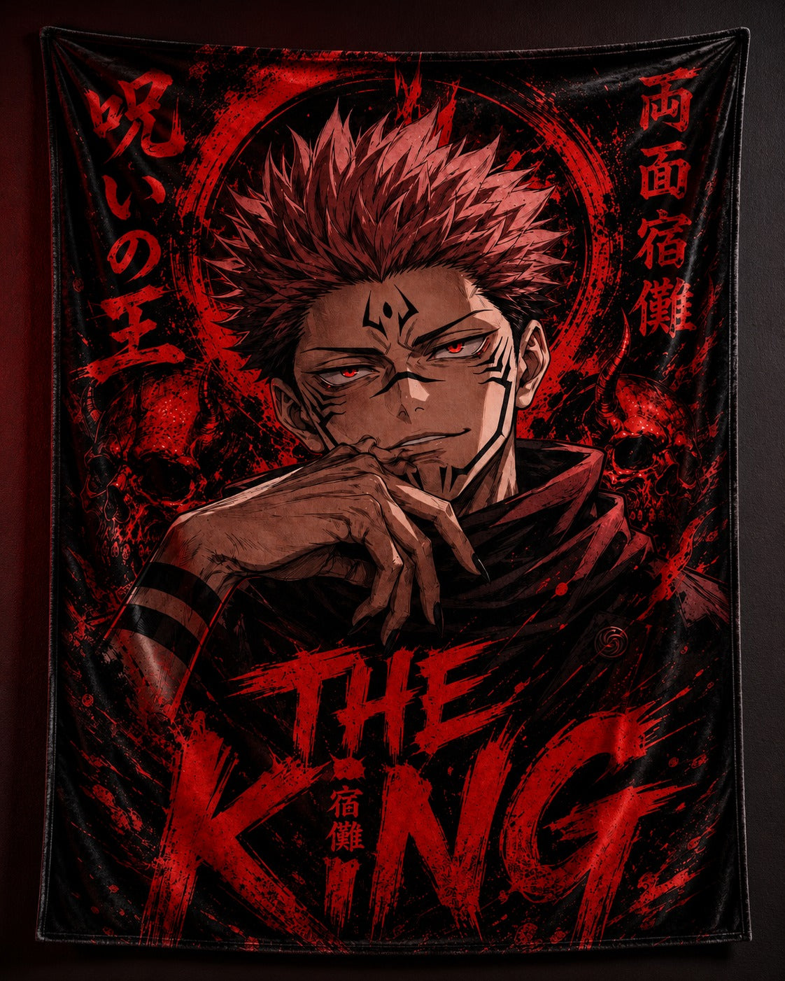 The King Anime Wall Tapestry